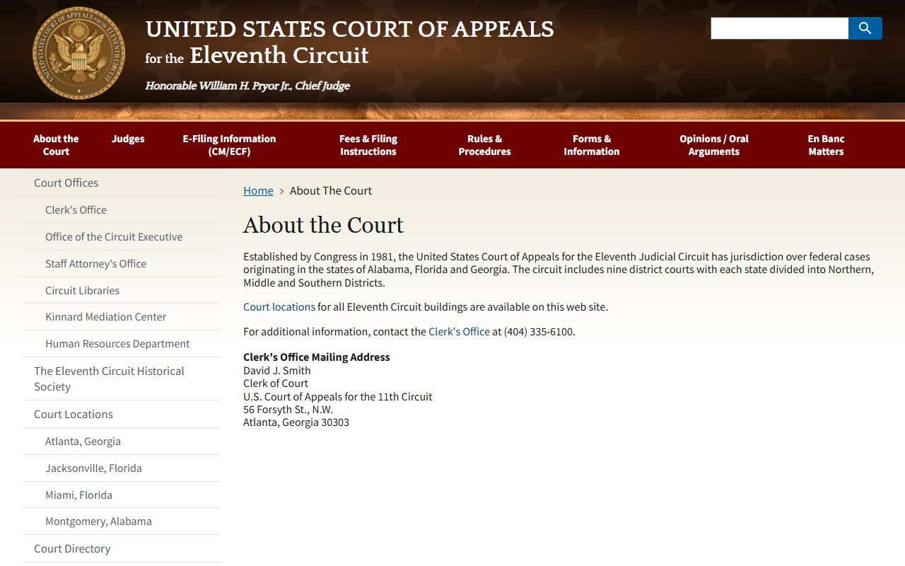 Tift County court records Eleventh Circuit appellate source
