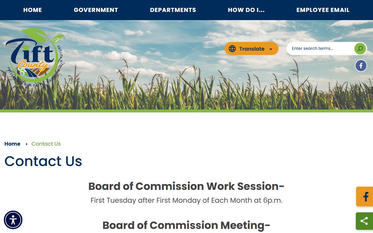 Tift County court records contact directory